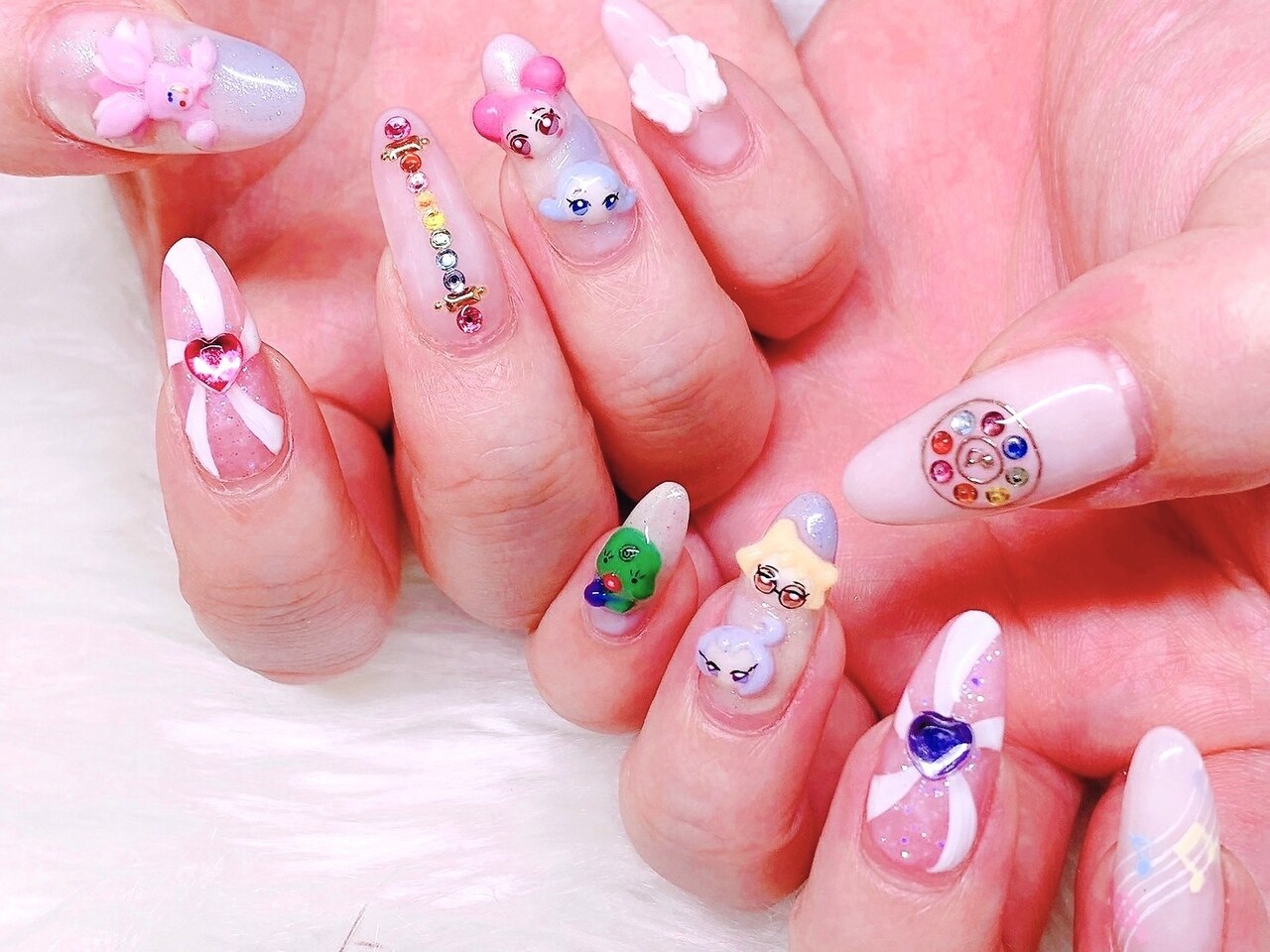 3Dパーツ ネイル 春風ぽっぷ おジャ魔女どれみ 3Dパーツ ネイル 春風ぽ