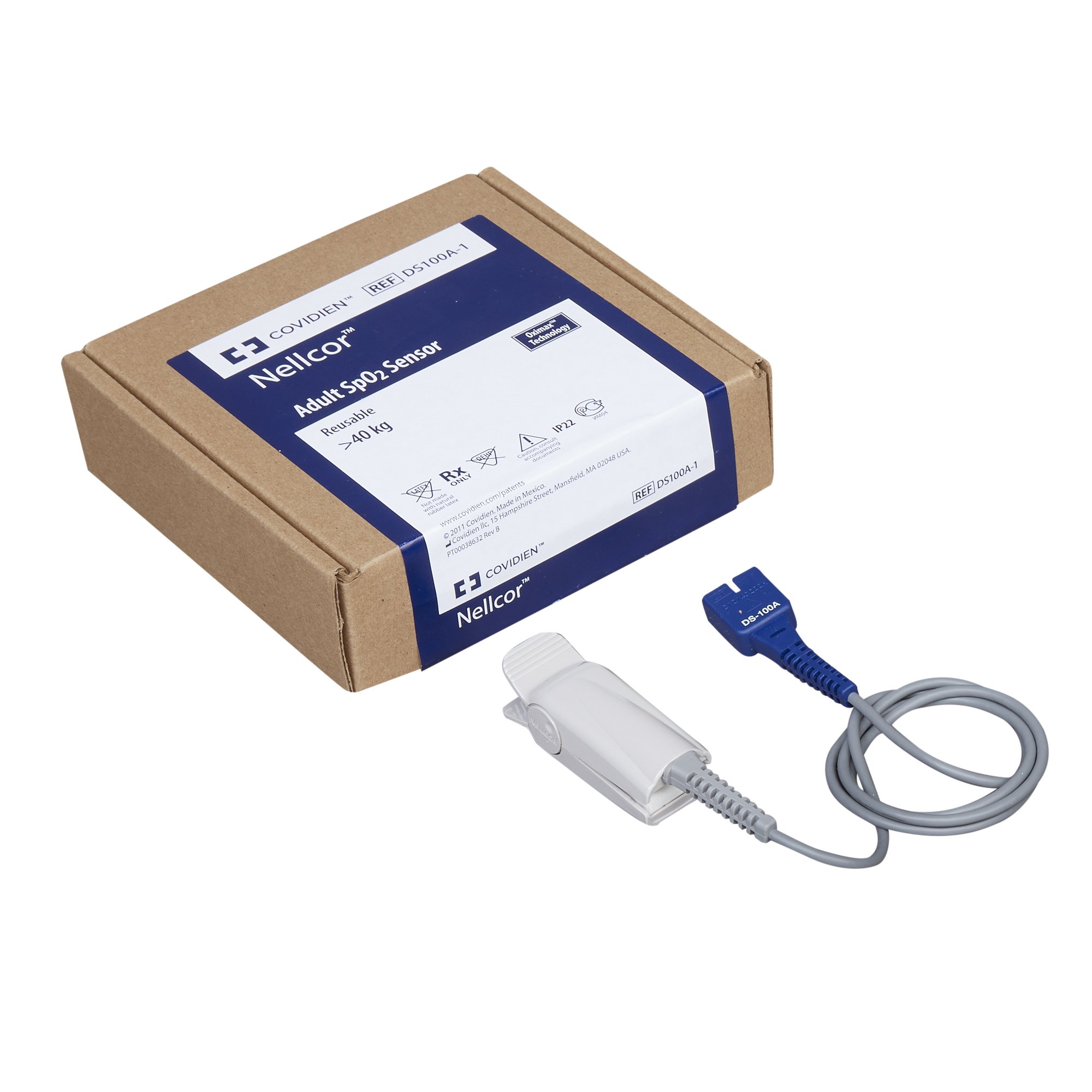 SpO2 Sensor Nellcor® Finger Adult Reusable - McKesson