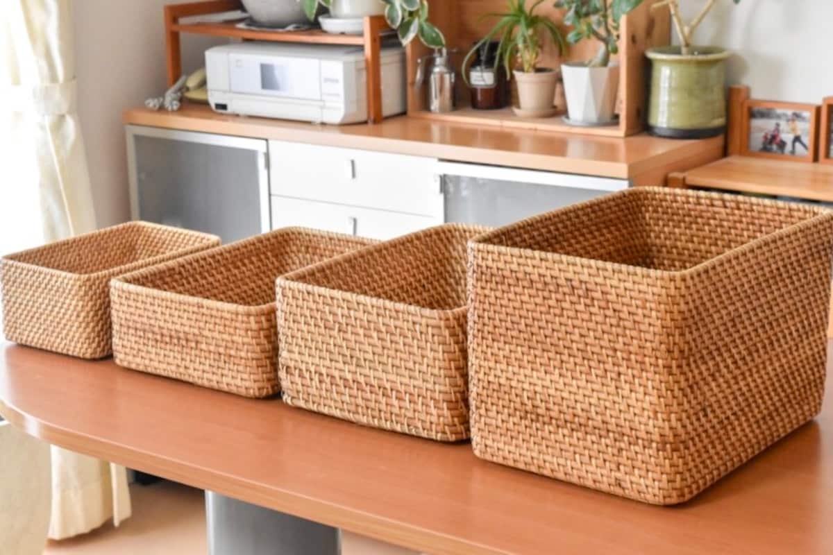 無印良品のラタンバスケットは使いやすい？種類やサイズについて知り