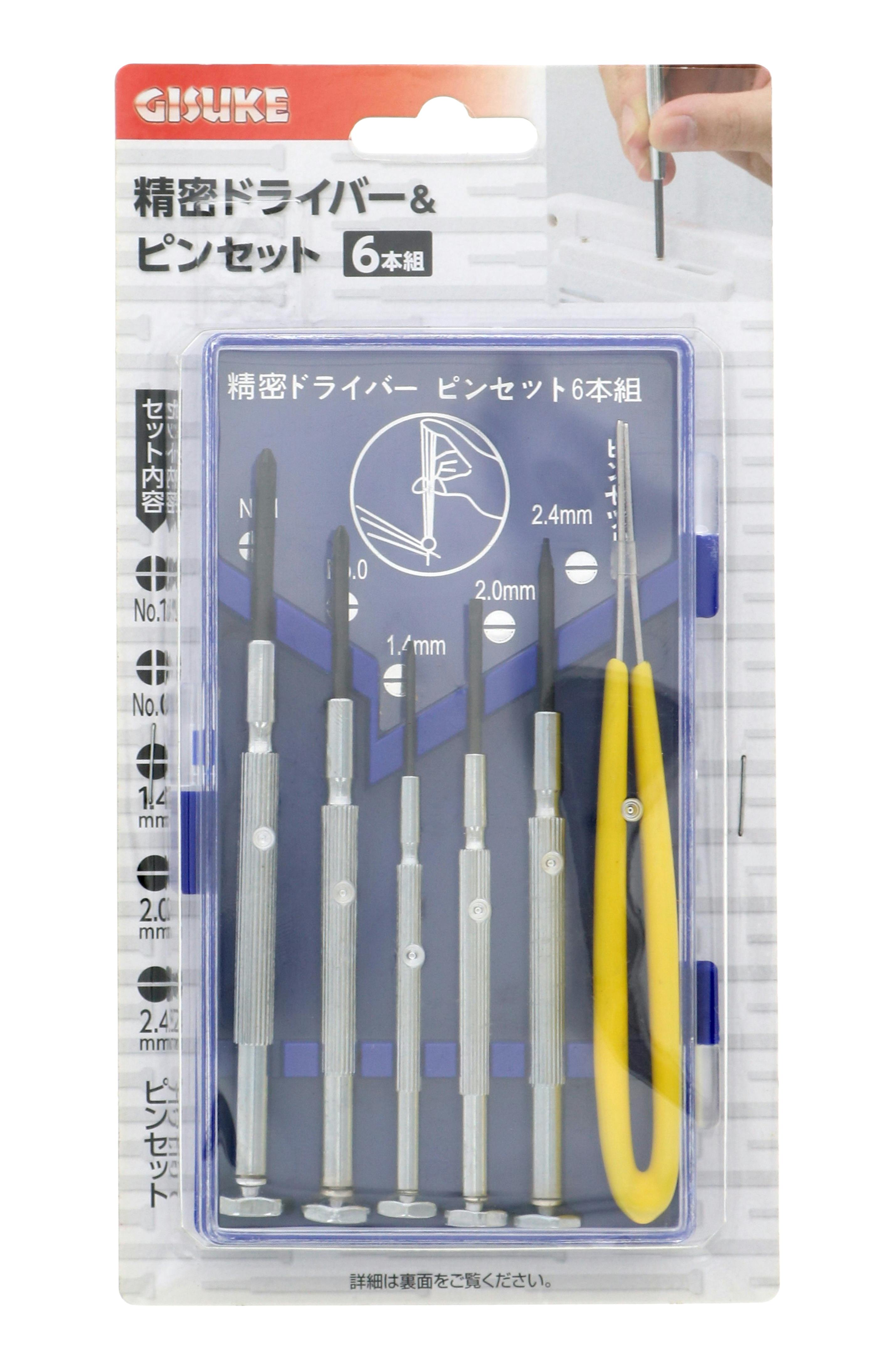 TAKAGI GISUKE 高儀 精密ドライバー ピンセット 6本組 4907052306134