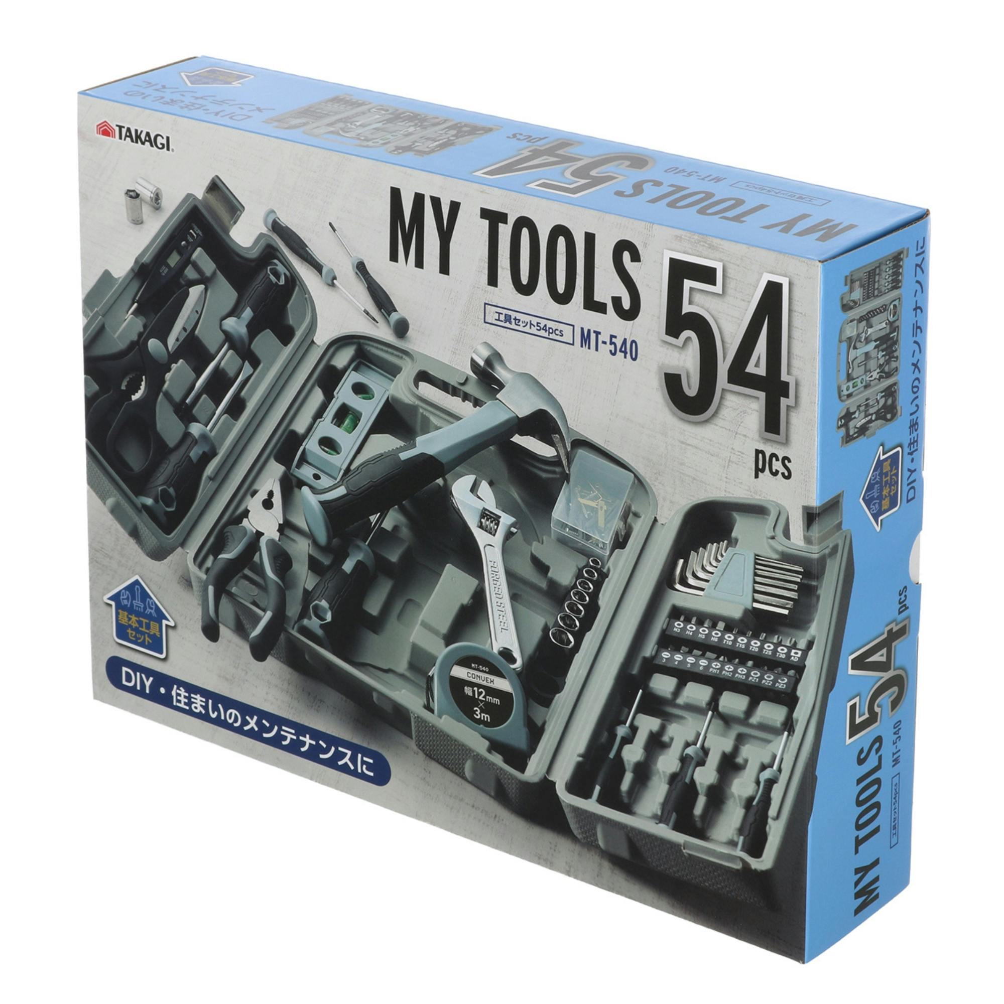 TAKAGI マイツールズ54PCS MT-540 工具セット 作業工具 家具組み立て