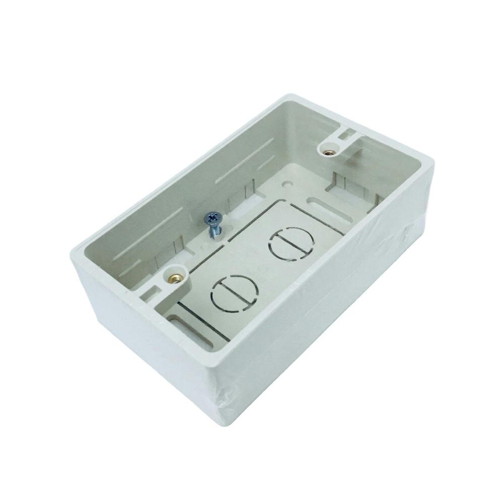 未来工業 モール用スイッチボックス 1ヶ用 ミルキーホワイト MSB-1M