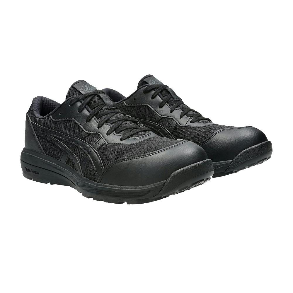 アシックス ウィンジョブ CP201 ブラック×ブラック 25.0cm | 作業着