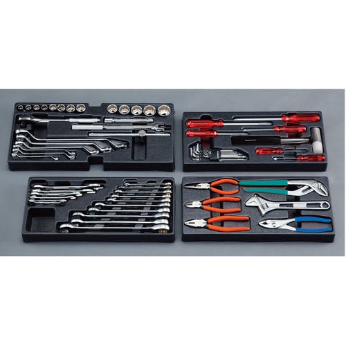 CAINZ-DASH】スーパーツール プロ用デラックス工具セット（チェスト