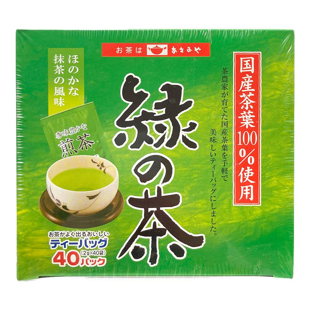 あさみや 緑の茶 ティーバッグ 2g×40袋 | 飲料・水・お茶 通販