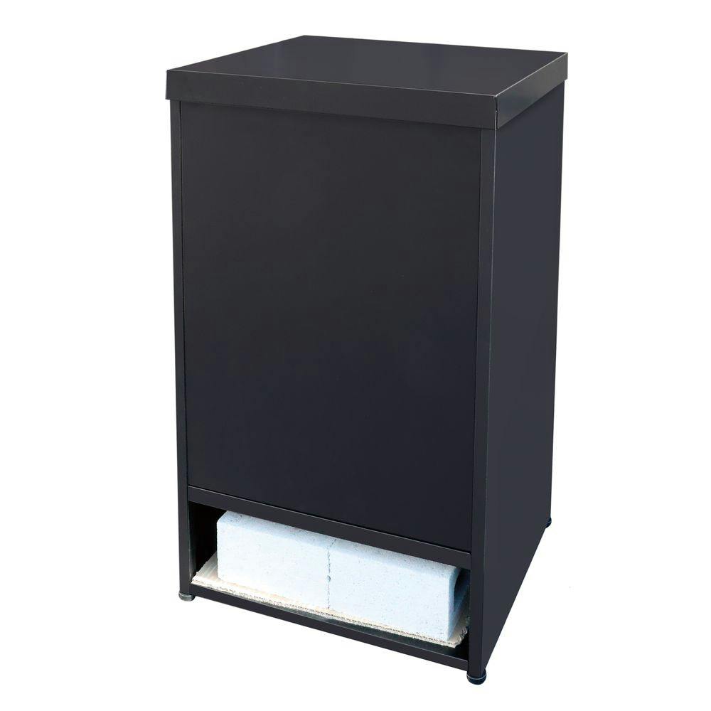 宅配ボックス プラス 2段 黒 CH-01T 幅50.5cm 高さ85cm 奥行42.5cm