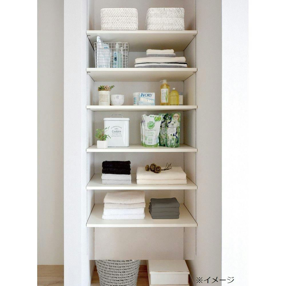 可動棚セットAタイプ 4段 奥行450mm シェルホワイト JTCKTA4D4-S-LW