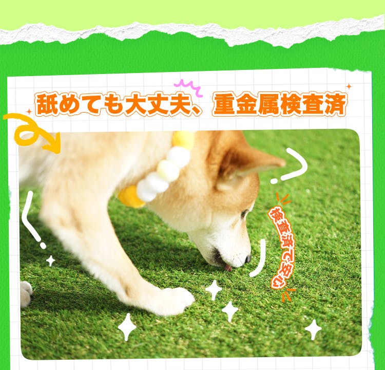 グッドライフウッド ペット専用人工芝ロール 1m×10m 芝丈30mm 固定ピン