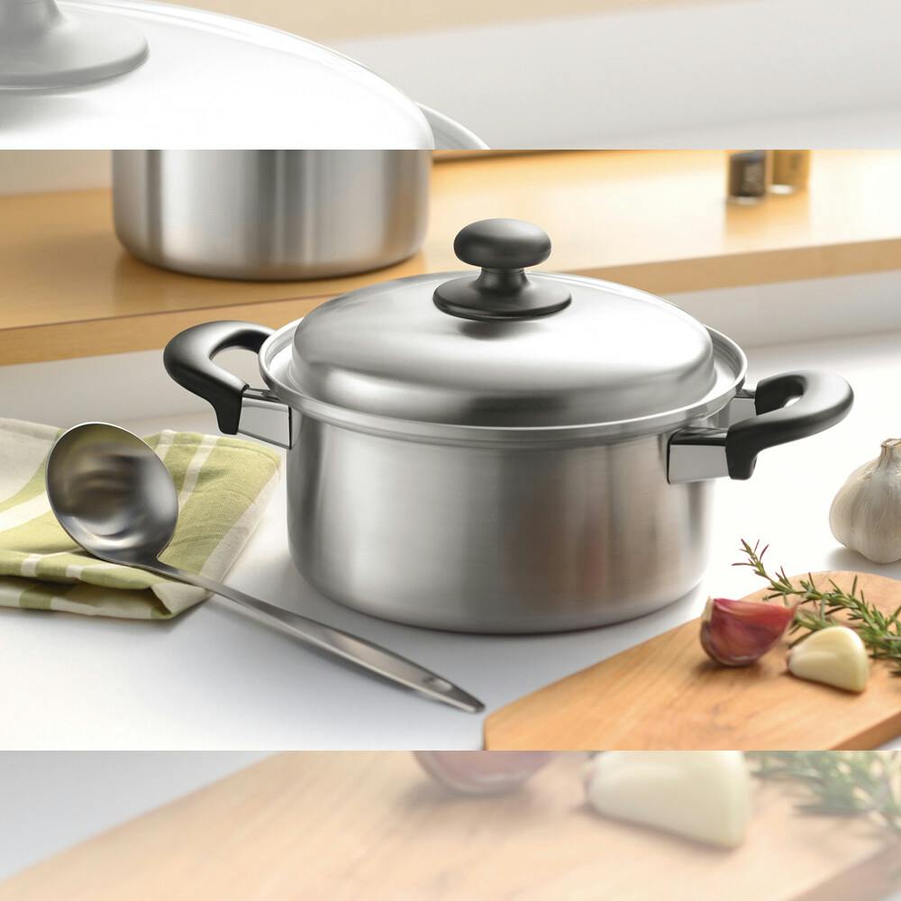 燕三 IH対応両手鍋20cm（EM-015） 【日本製】 | 鍋・やかん 通販