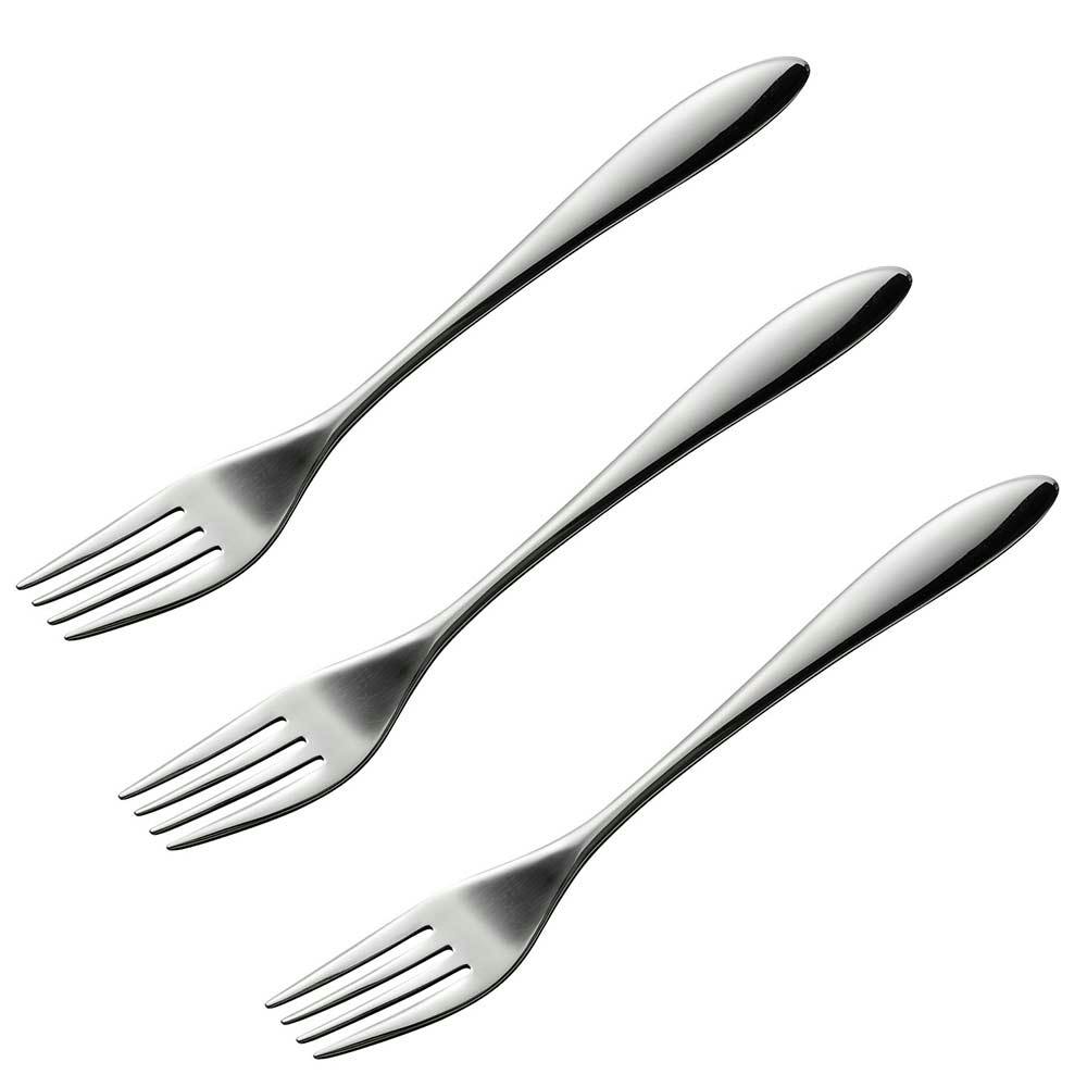 送料無料 TSUBAME ミディアムフォーク 3本組 AUT1413 AUX オークス