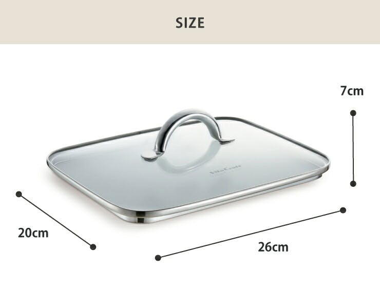 ビタクラフト ダブルグリル専用ガラス蓋 深グリル用 Vita Craft NO