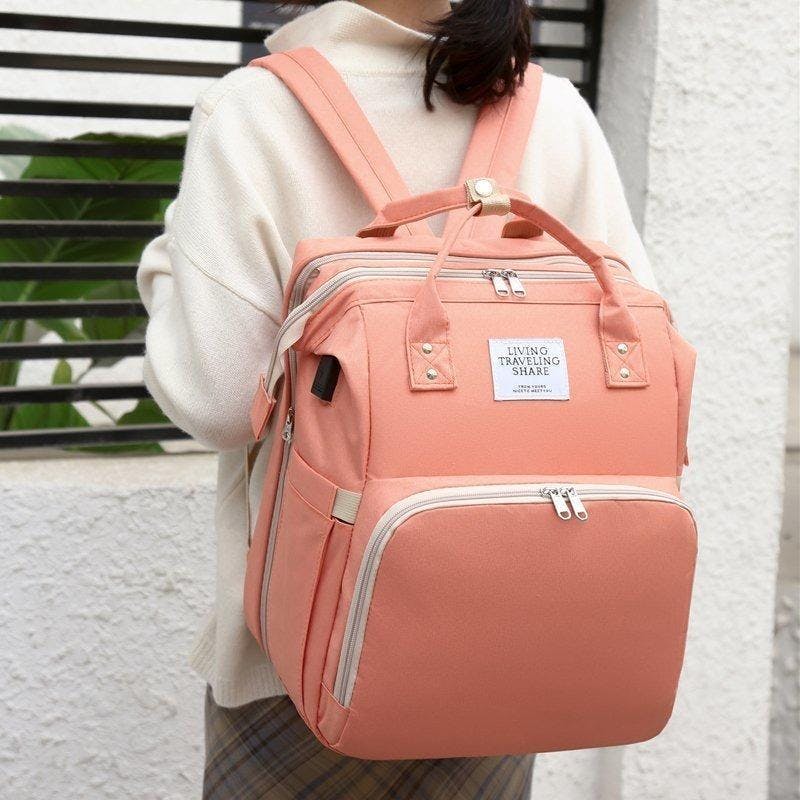 マザーズバッグ リュック 大容量 軽量 ベビーカーフック付 保冷