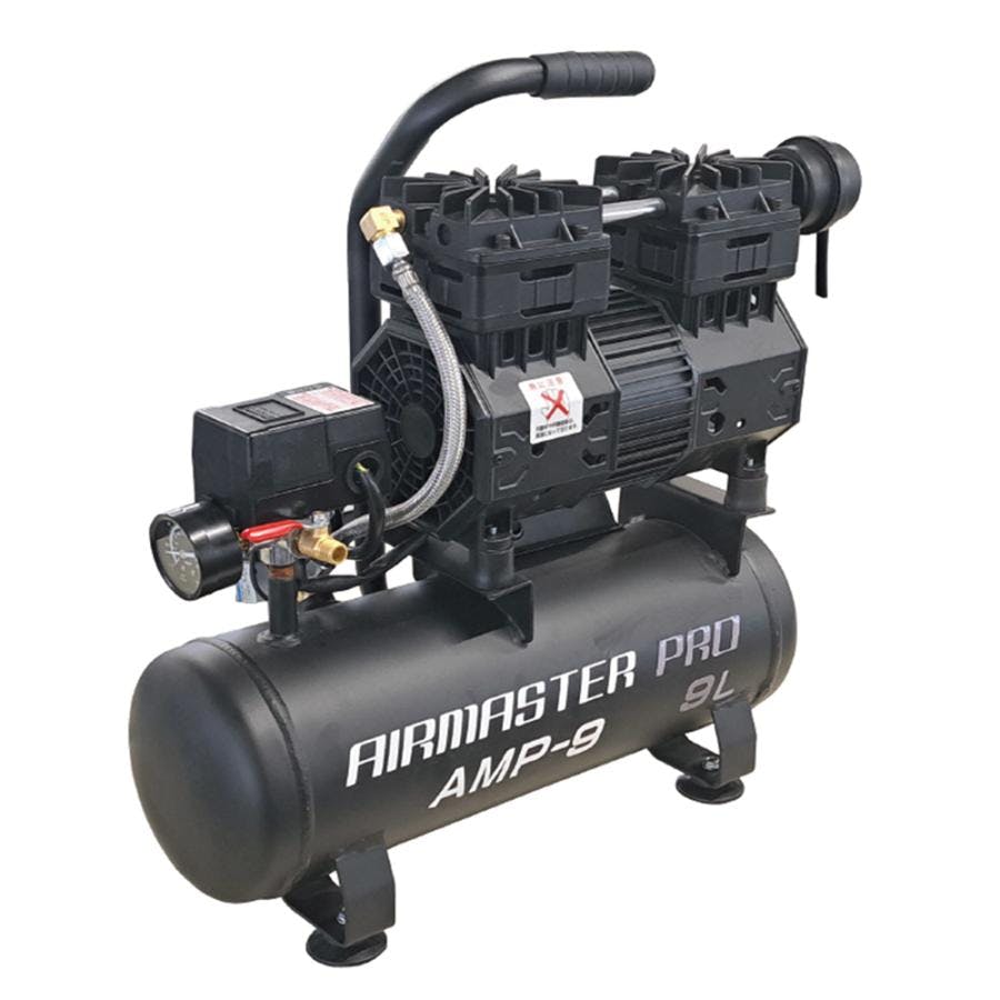 静音オイルレスコンプレッサー 9L AMP-9 【送料無料】 | 電動工具 通販