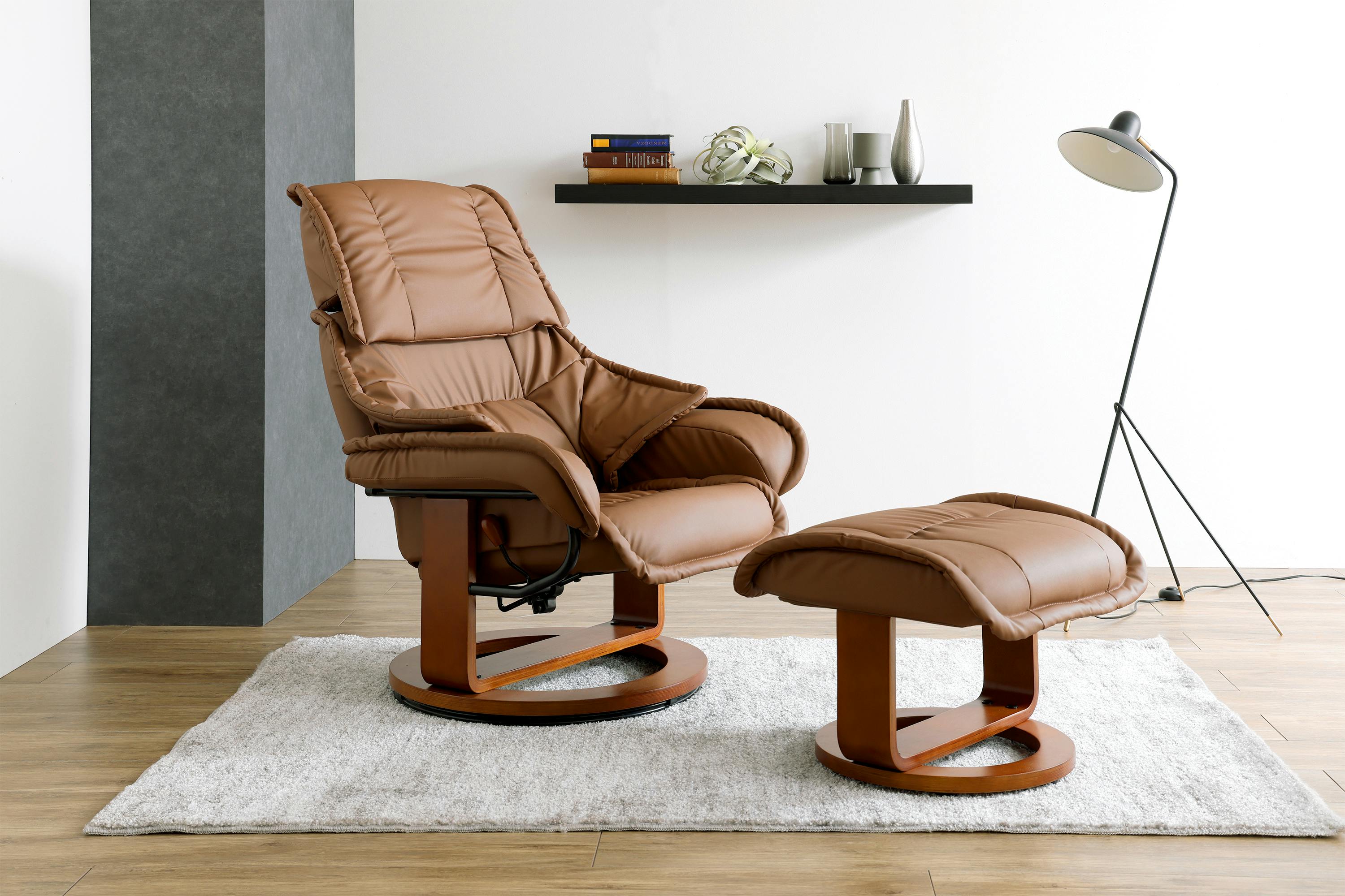 to meet パーソナルチェア プリメーラ4 ライトブラウン リクライニング