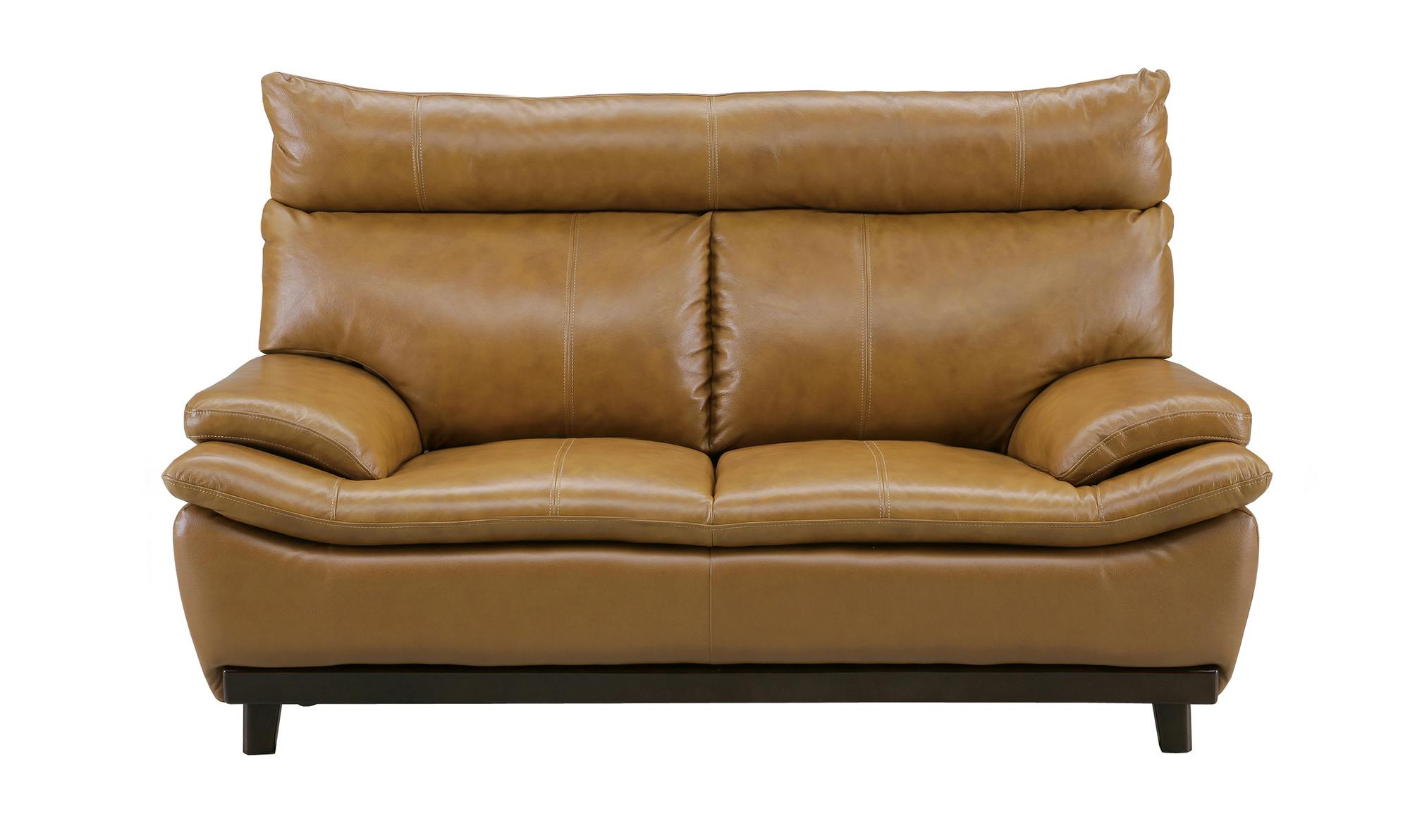 to Meet ソファ ミラージュ3 ライトブラウン 2人掛け 本革 牛革 合皮