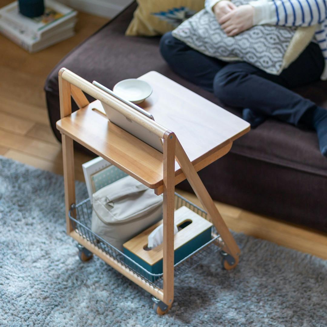 KOEKI 弘益 Mash MASH リヴ テーブルワゴン 組立品 キャスター付き