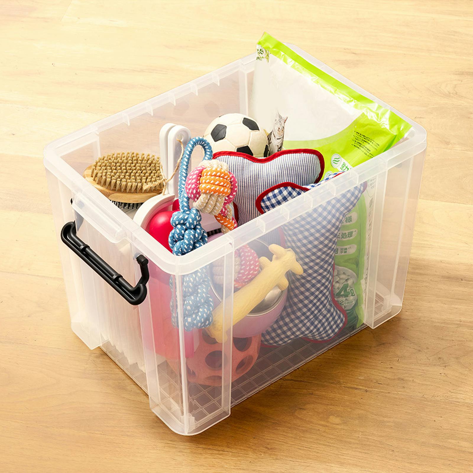 天馬 ロックス 740-3L クリア 多機能 耐久性 コンテナボックス