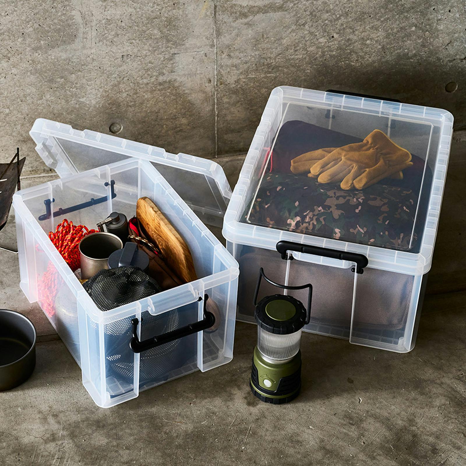 天馬 ロックス 740-3L クリア 多機能 耐久性 コンテナボックス