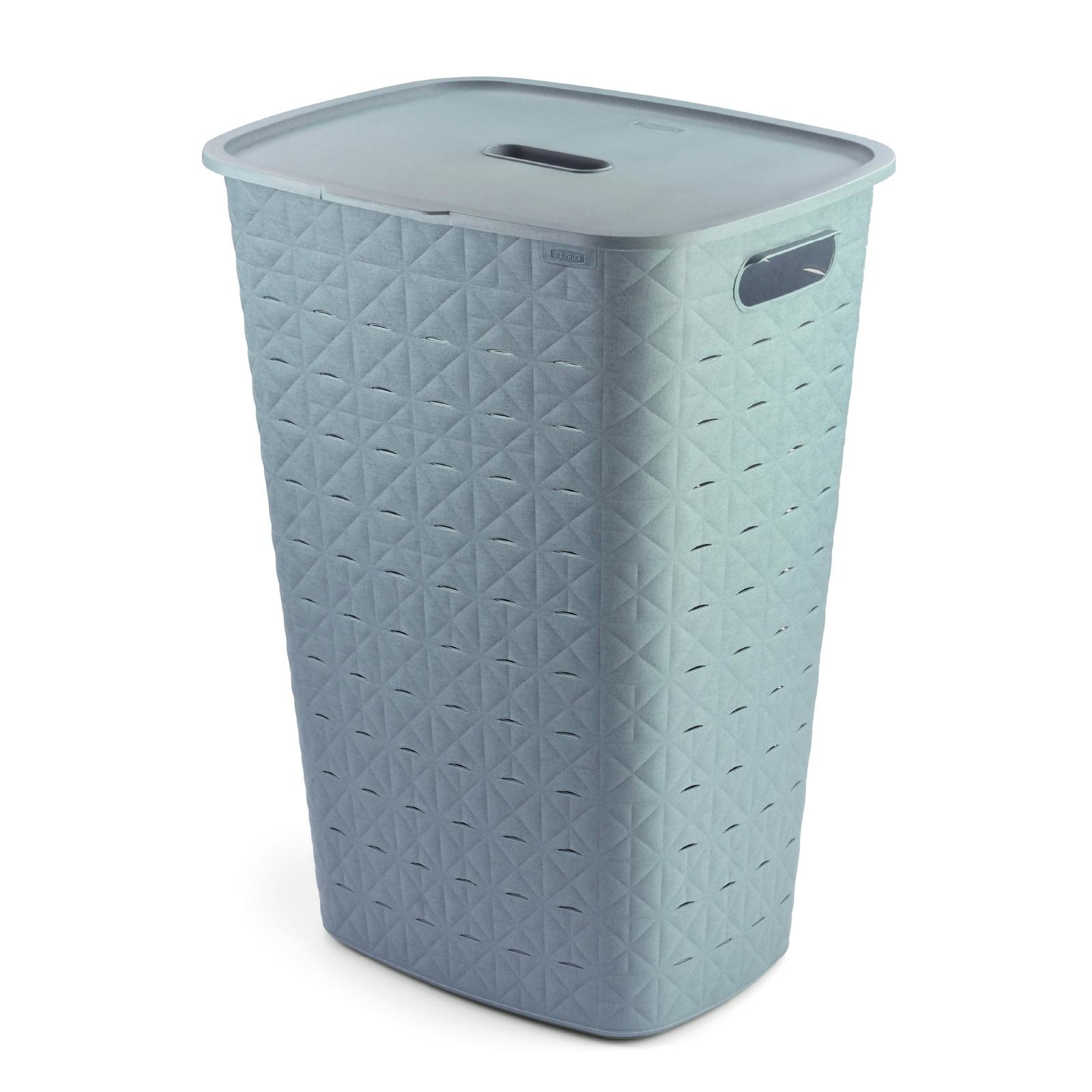 CURVER カーバーソフテックスランドリーバスケットフタツキB 脱衣かご