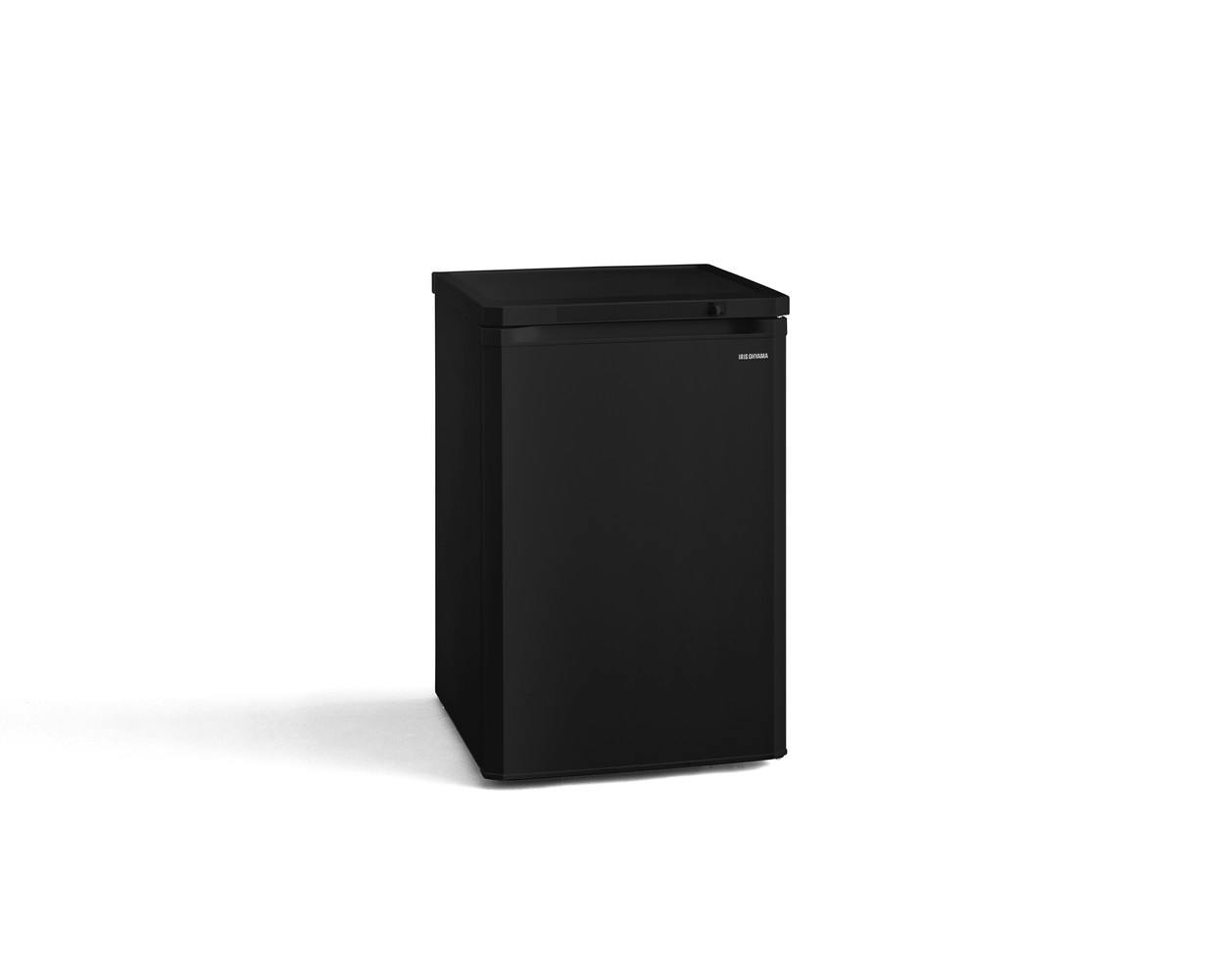 アイリスオーヤマ 前開き冷凍庫 85L ブラック 冷凍食品 ノンフロン