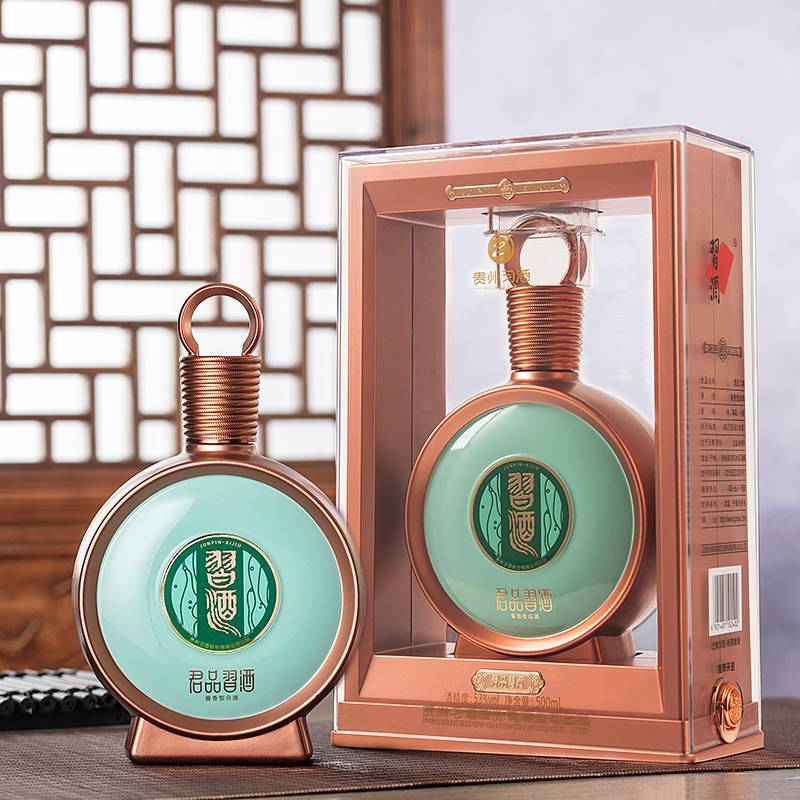 贵州习酒习酒窖藏君品习酒酱香型白酒53度500ml*6 整箱装【价格图片品牌