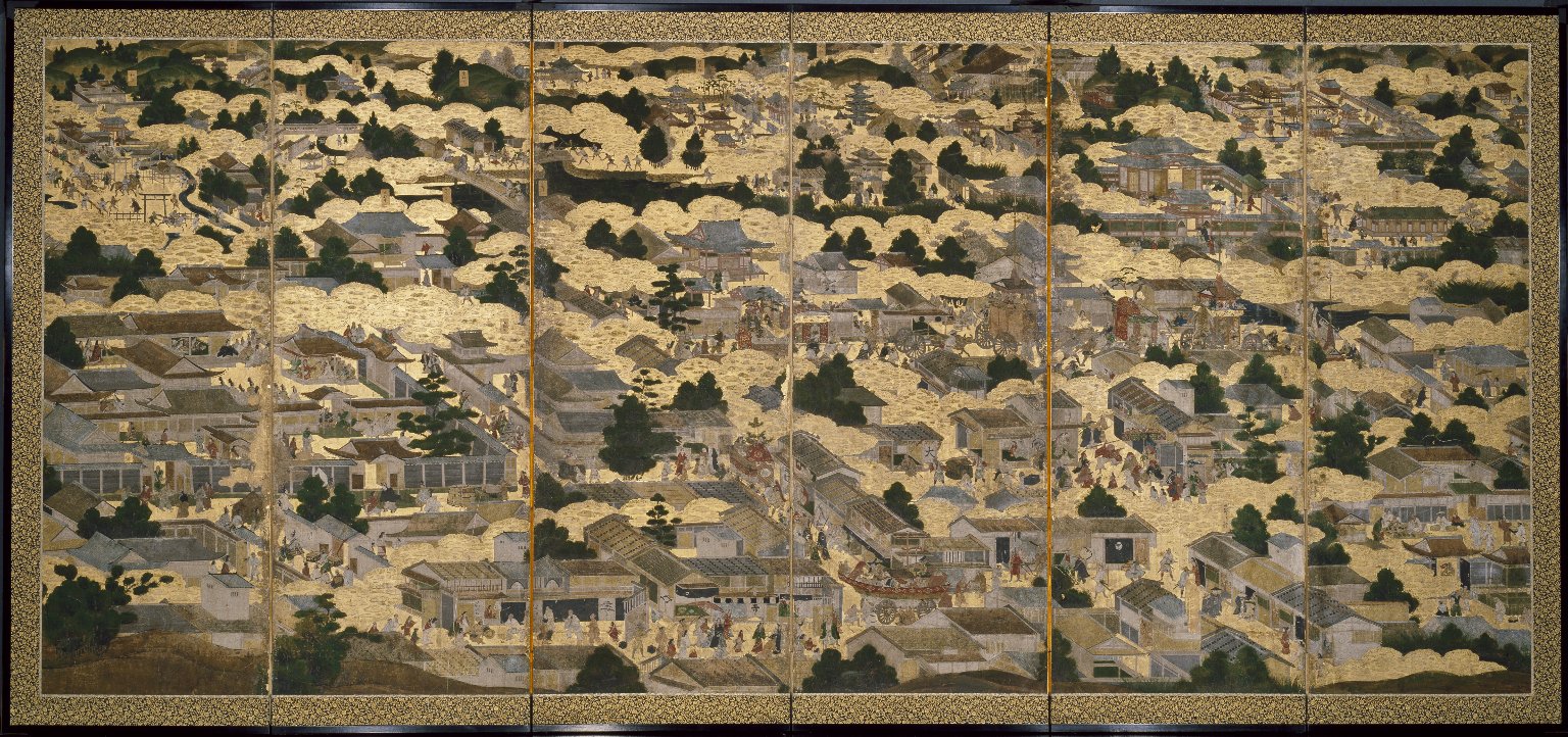 Views In and Around Kyoto (Rakuchu rakugai zu) · Brooklyn Museum