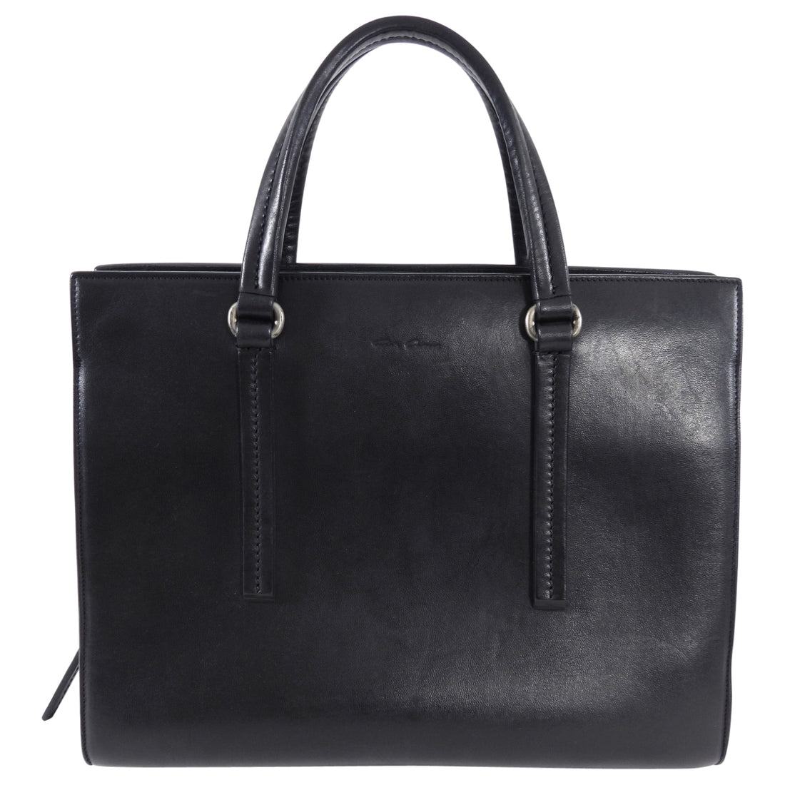 Rick Owens Black Leather Edith Satchel Tote Bag – I MISS YOU VINTAGE