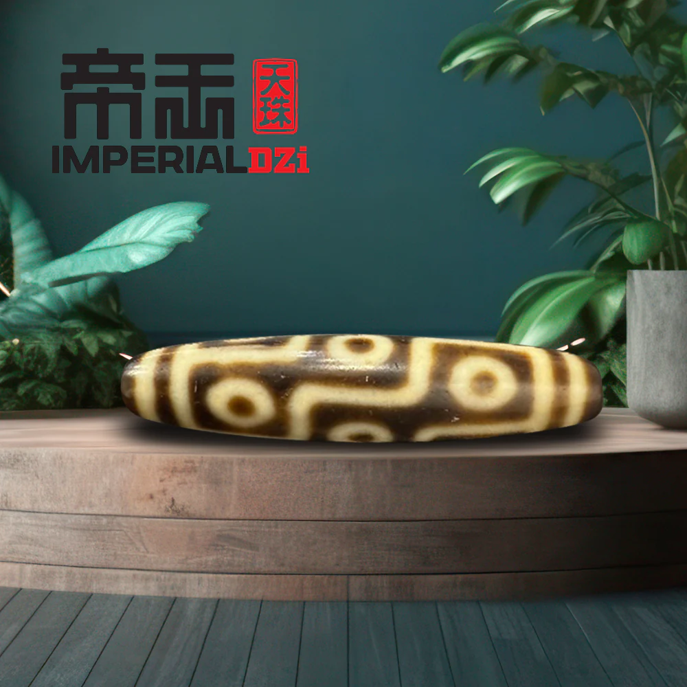 九眼天珠Nine-Eye Dzi - 帝王天珠Imperial DZi