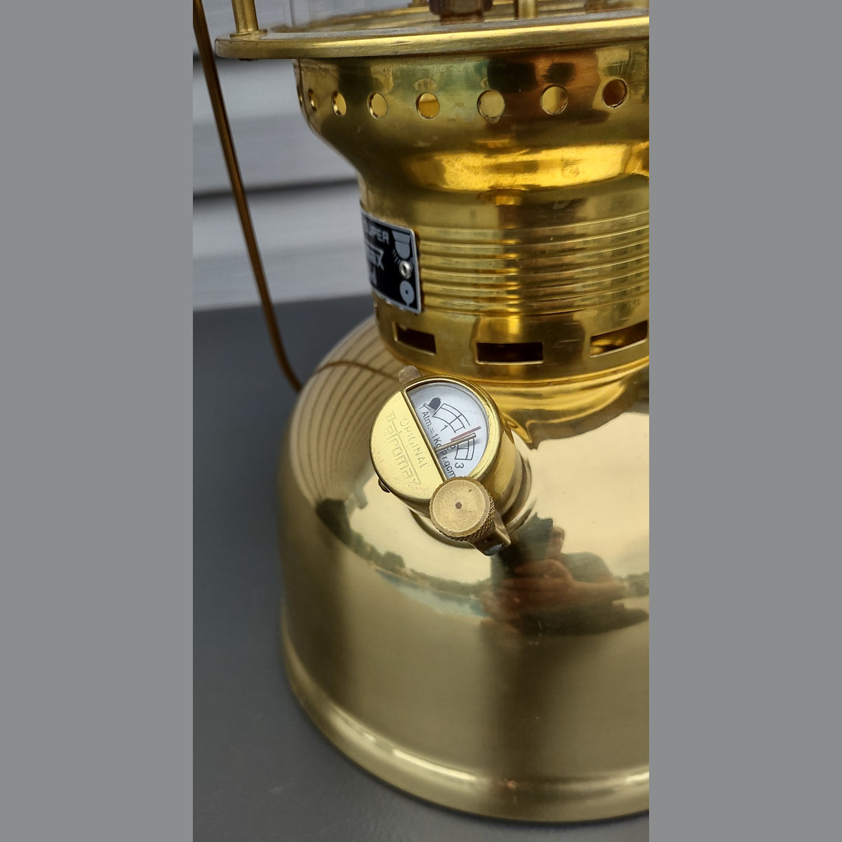 Petromax Lantern HK500 in Brass Finish Demo Model - Imperial