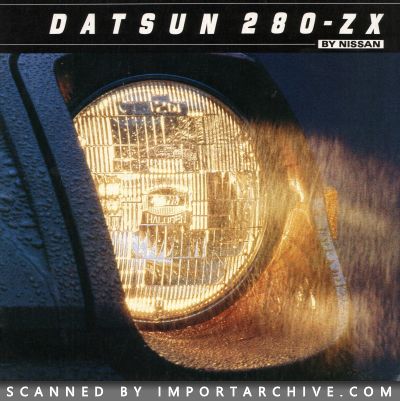 Datsun Z (1979-1983) Paint Colors and Brochures - ImportArchive
