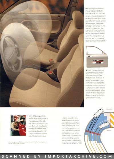 1996 Mazda 626 Brochure - ImportArchive