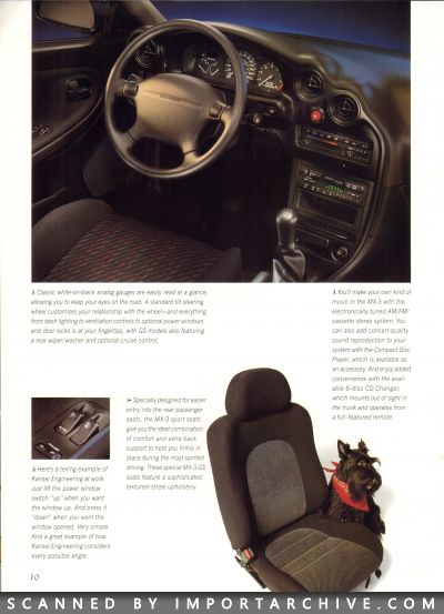 1994 Mazda MX-3 Brochure - ImportArchive