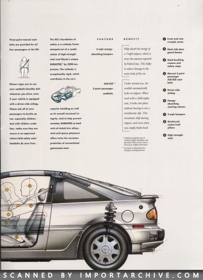 1993 Nissan NX Brochure - ImportArchive