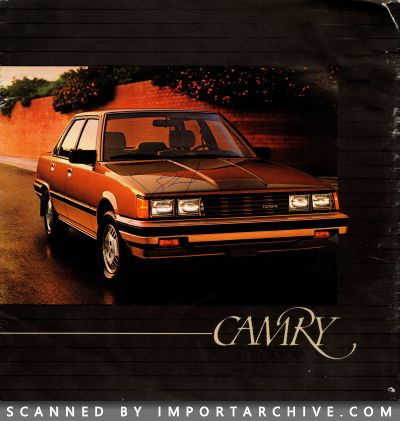 1984 Toyota Camry Brochure (Early Version) - ImportArchive