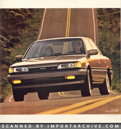 1988 Toyota Camry Brochure (Late Version w/ V6) - ImportArchive