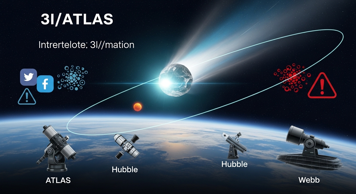 NASA、3I/ATLAS星間彗星で『惑星防衛プロトコル』発動の誤情報を否定