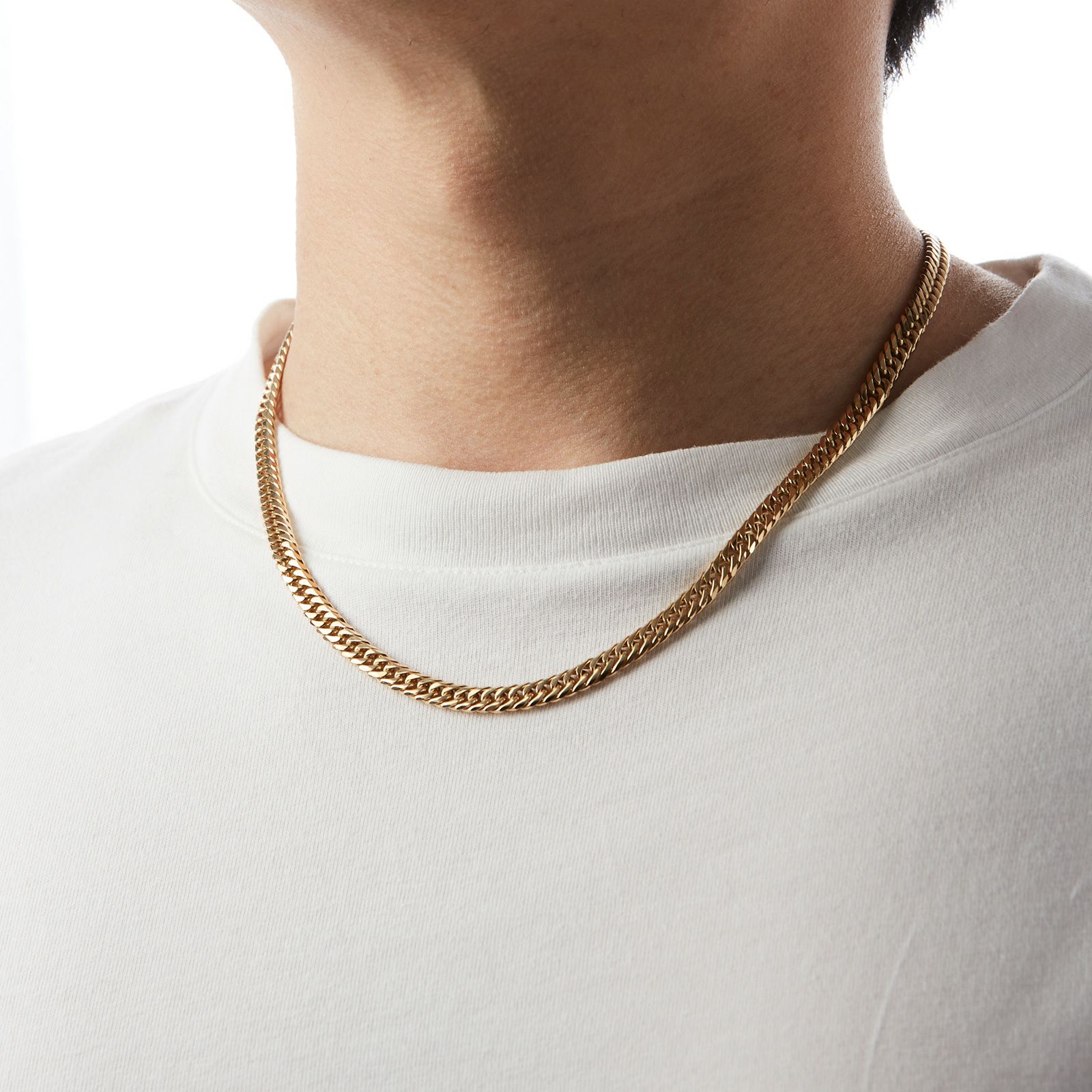 K18イエローゴールド 喜平ネックレス 6面 ダブル 50g 50cm | 東京