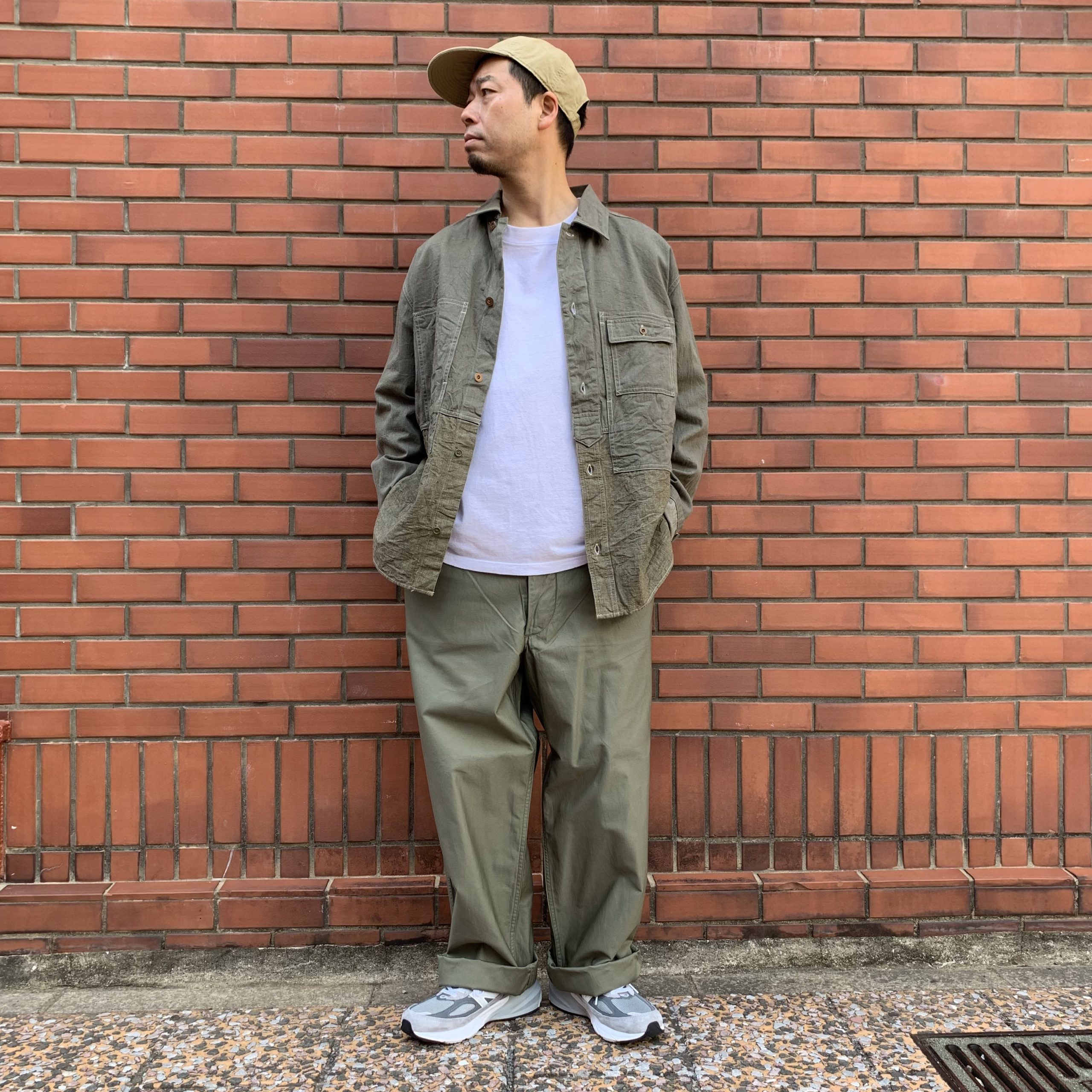 Nigel Cabourn UTILITY SHIRT TYPE2 – 10oz DENIM | INDIGO BLUE