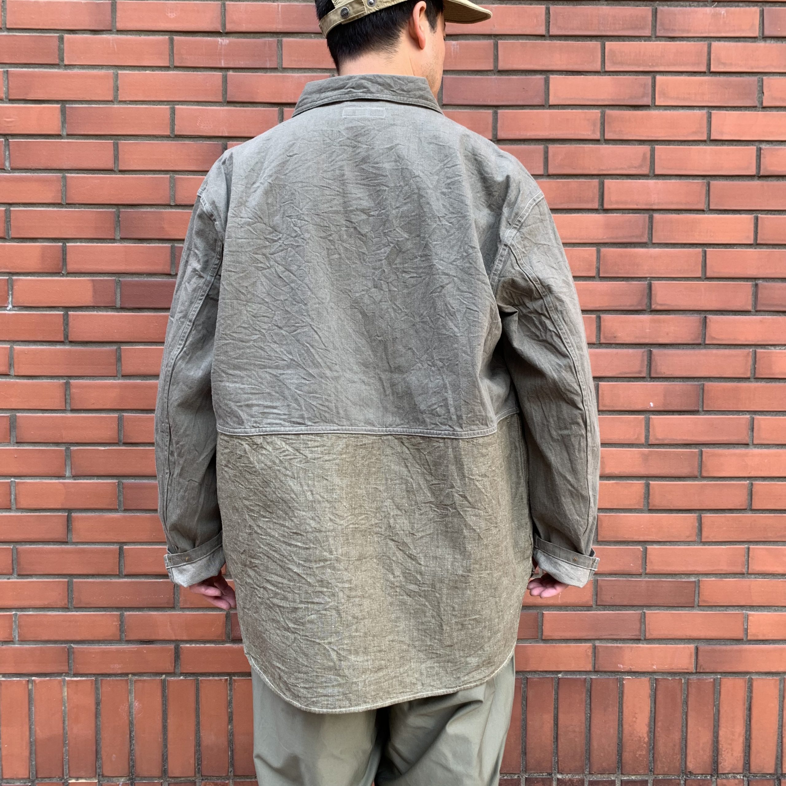 Nigel Cabourn UTILITY SHIRT TYPE2 – 10oz DENIM | INDIGO BLUE