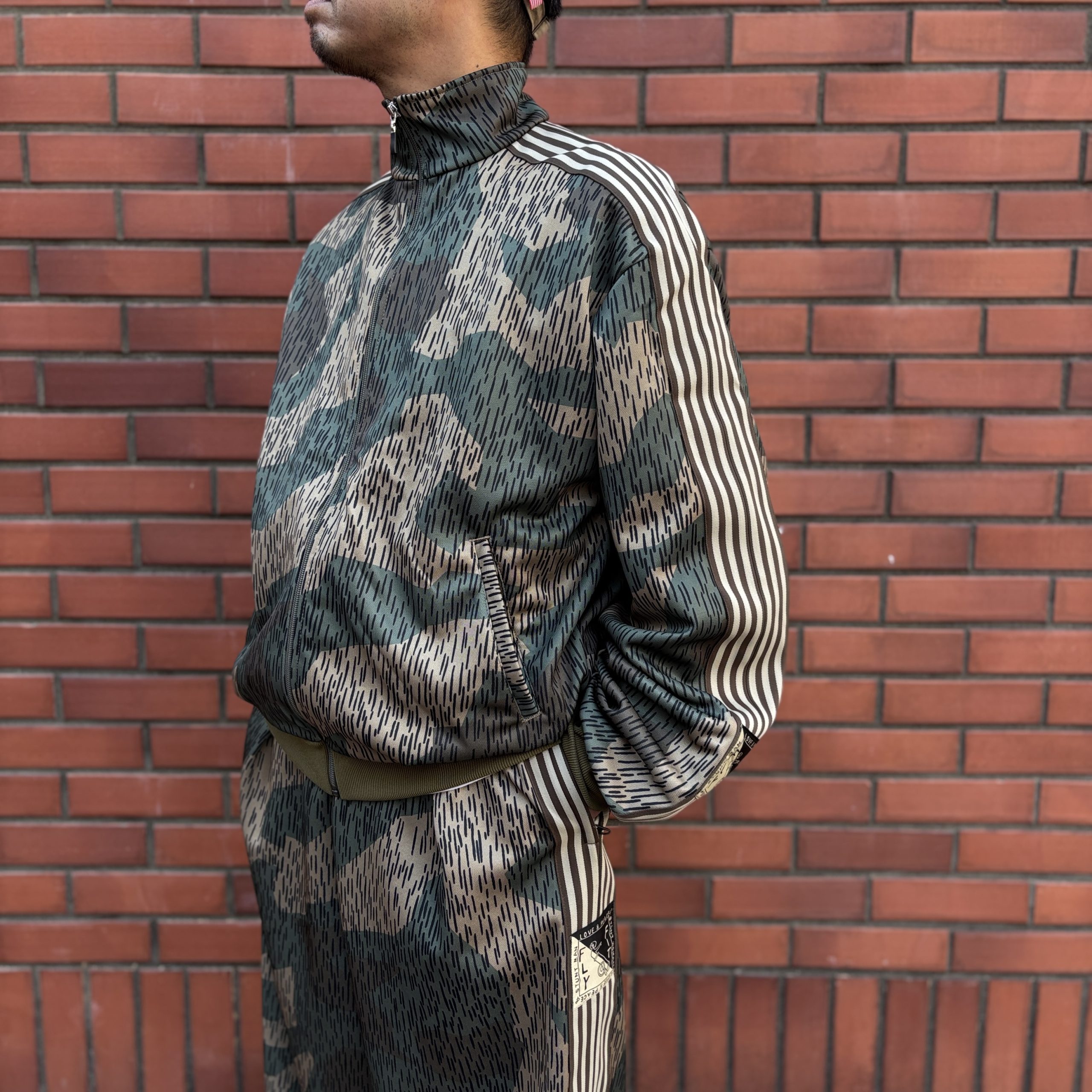 KAPITAL スムースジャージー レイン迷彩柄 トラックJKT | INDIGO BLUE