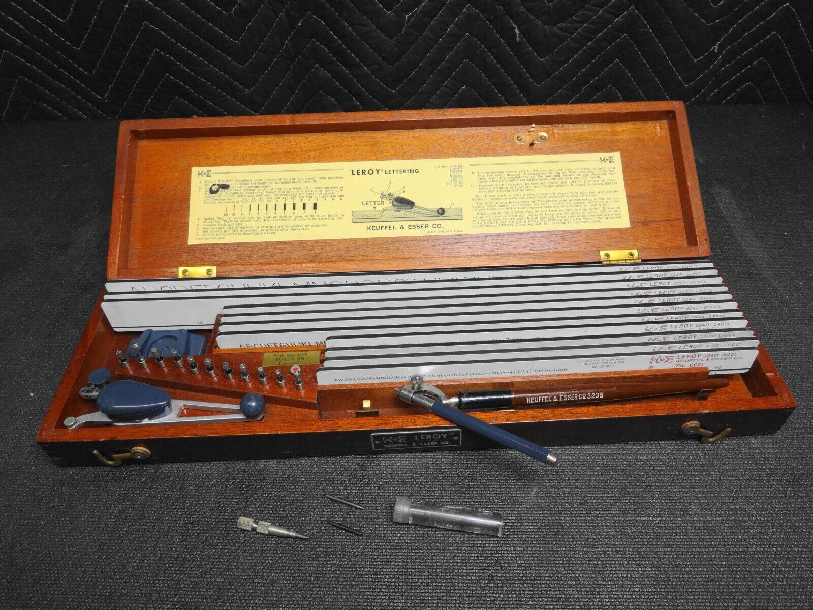 GENUINE KEUFFEL & ESSER LEROY LETTERING SET - Vintage – ineedths