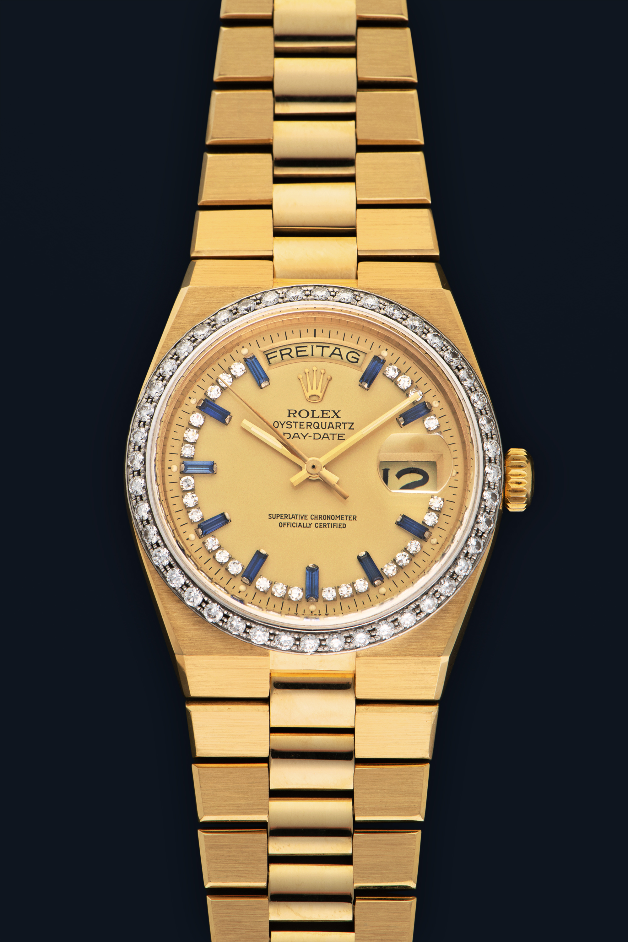 Ineichen Auctioneers - Rolex Day-Date Oysterquartz 'Sapphire