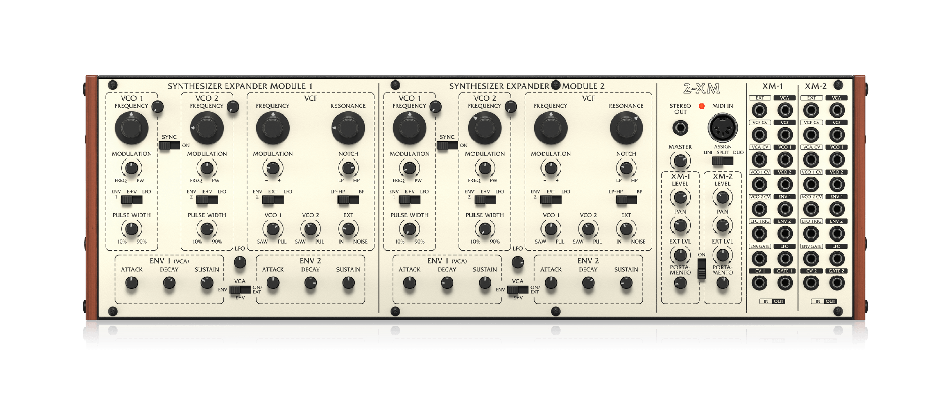 Behringer ” 2-XM ” | Oberheim SEMクローン（？）デュオフォニック