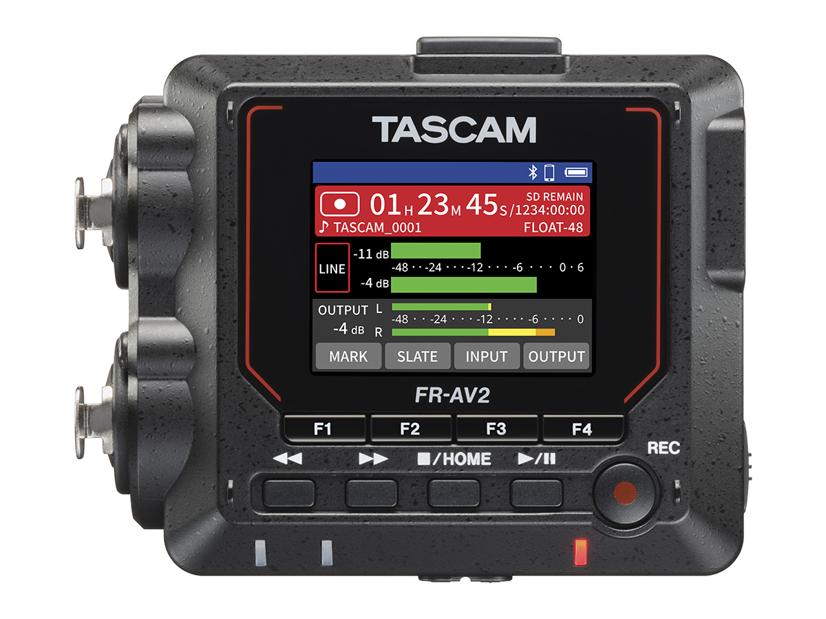 TASCAM FR-AV2 | 32ビットフロート対応2chポータブルフィールド