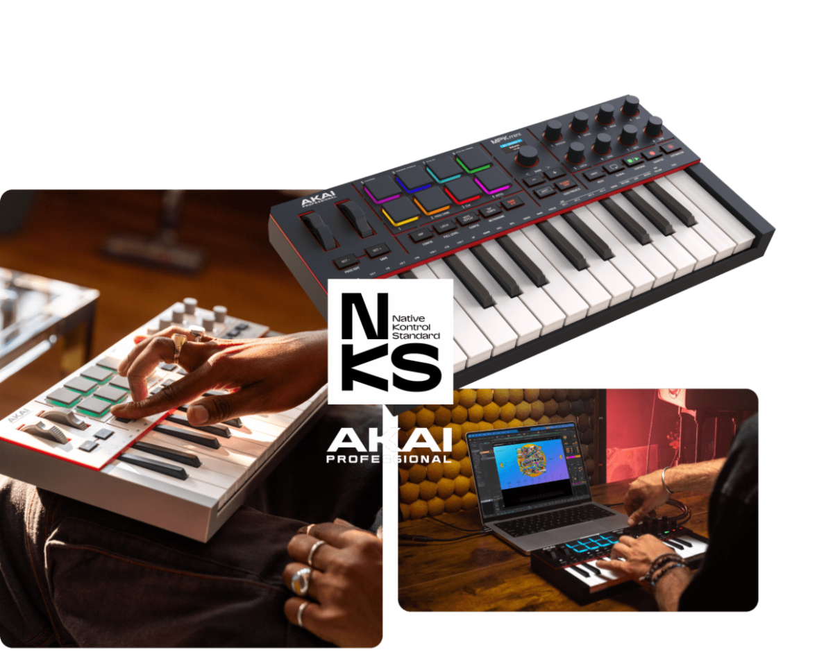 AKAI MPK mini Ⅳ(MK4) リーズナブル・多機能なミニサイズ25鍵盤仕様の