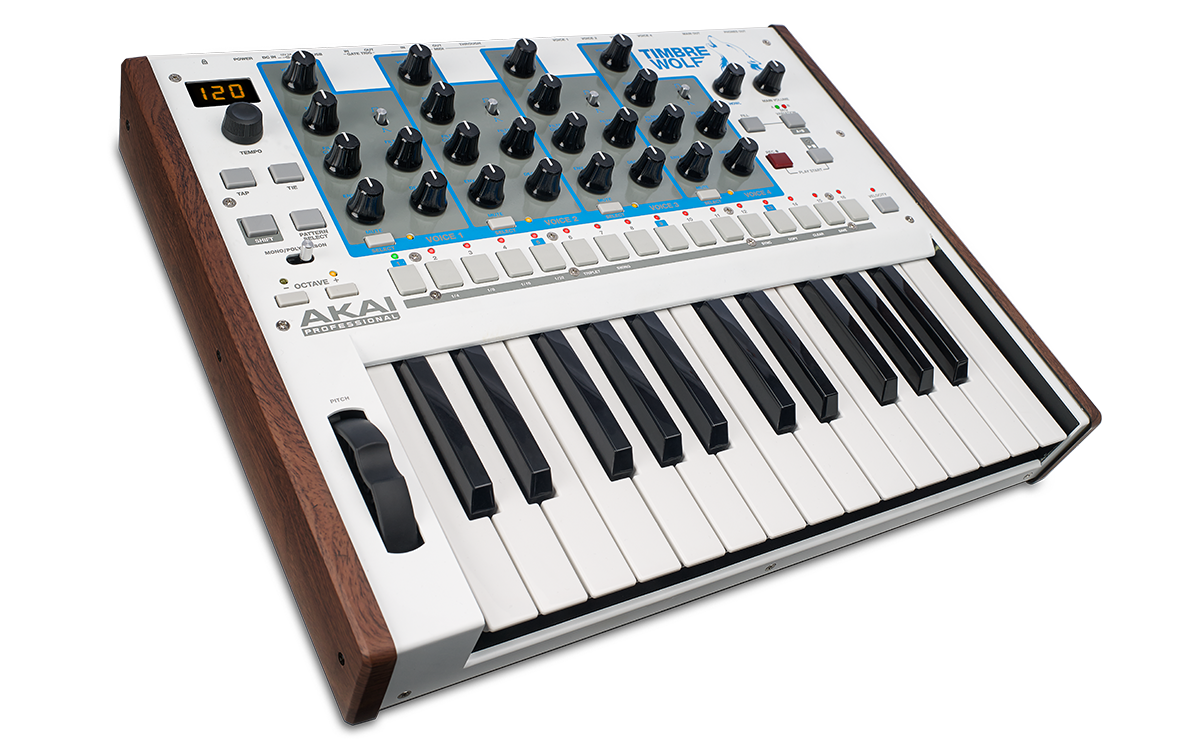 AKAI professional がアナログ4ポリ・シンセサイザー 「TIMBRE WOLF