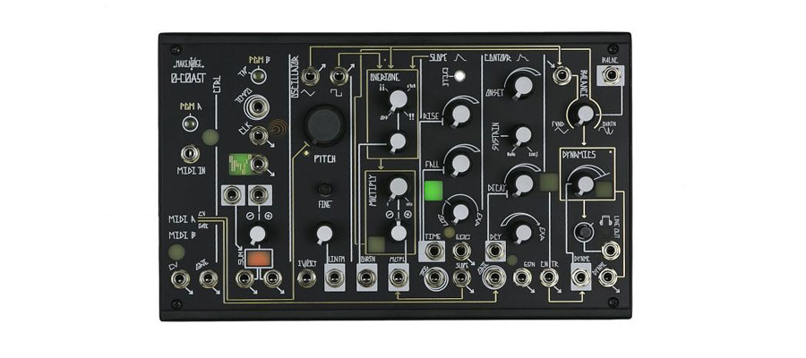Make Noise ” 0-Coast ” | テーブルトップタイプの小型セミモジュラー