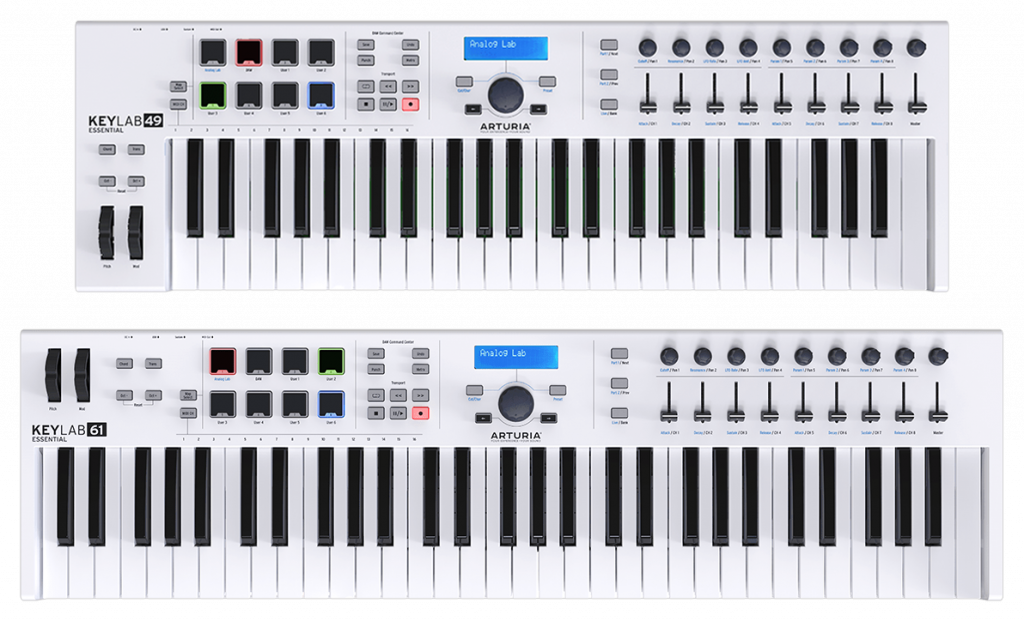 Arturia KeyLab Essential 49 / 61 ブラックエディションも登場