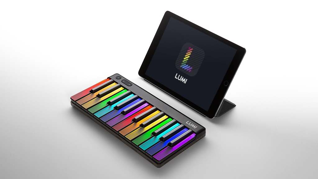 ROLI LUMI | カラフルに光るポリフォニックアフタータッチ対応のMIDI