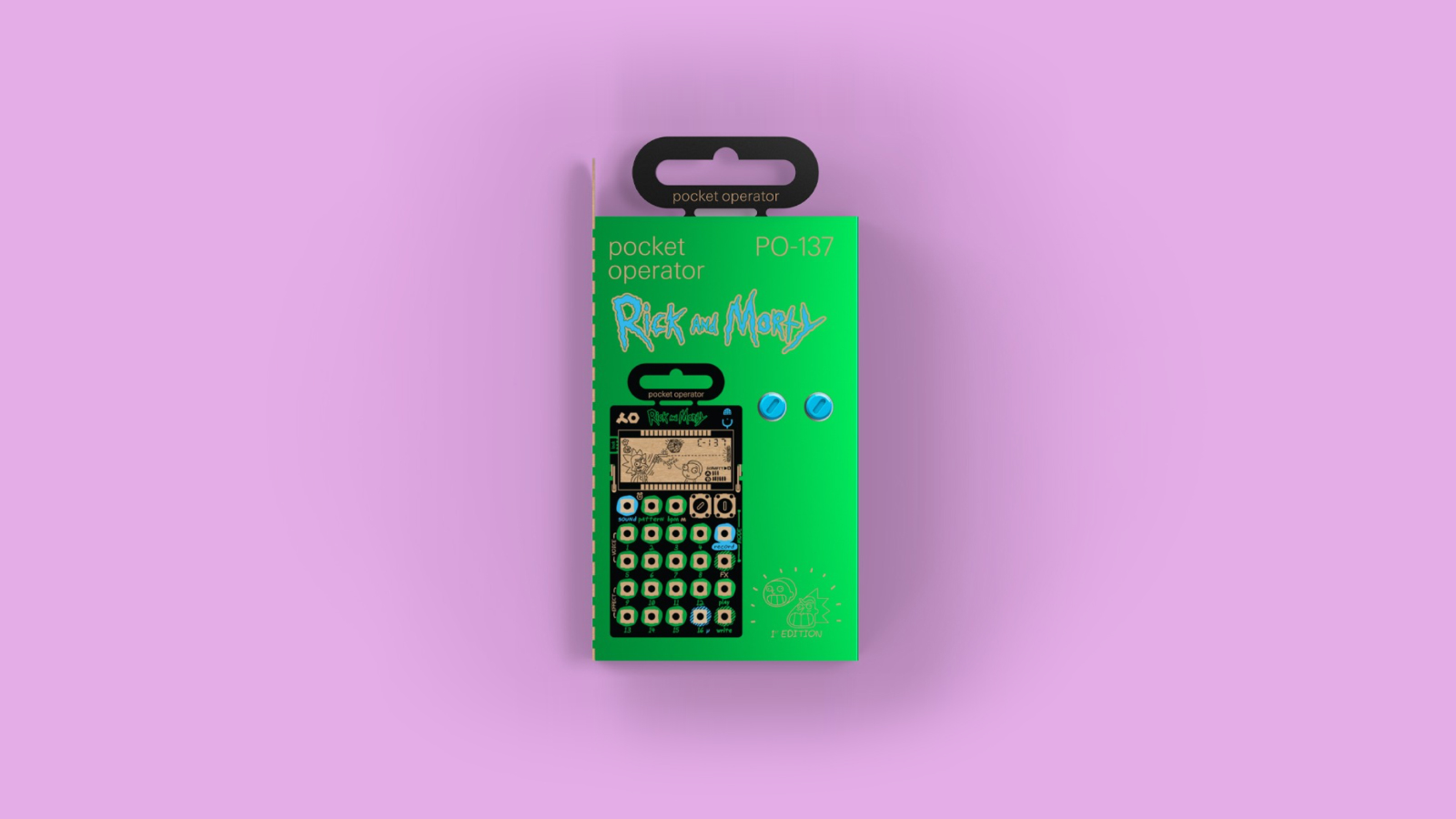 Teenage Engineering pocket operator PO-137 Rick & Morty | 『リック